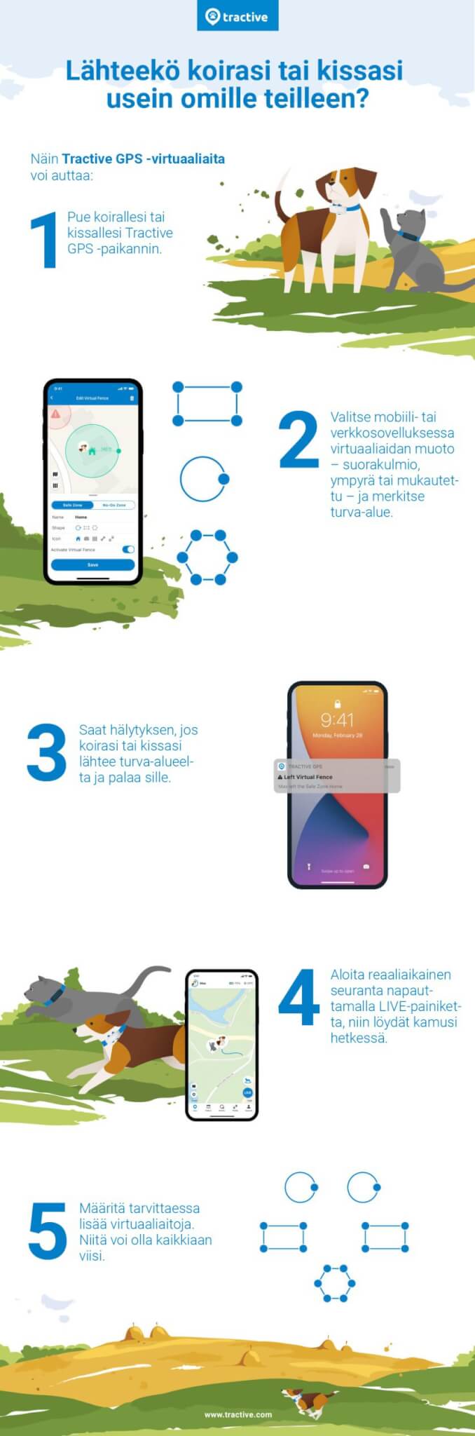 Infografiikka: virtuaaliaidan määrittäminen