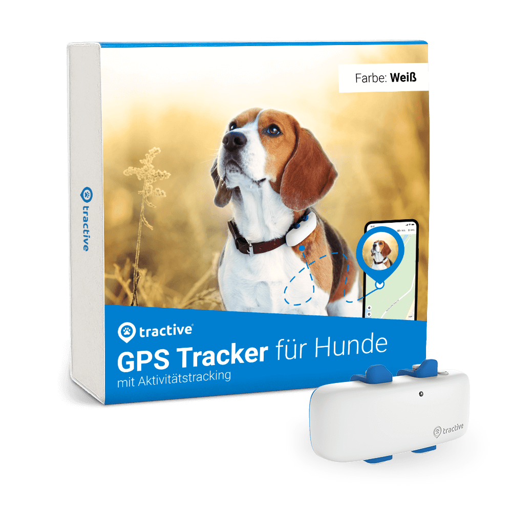 Verpackung des Tractive GPS Tracker für Hunde