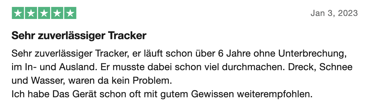 Trustpilot Bewertung