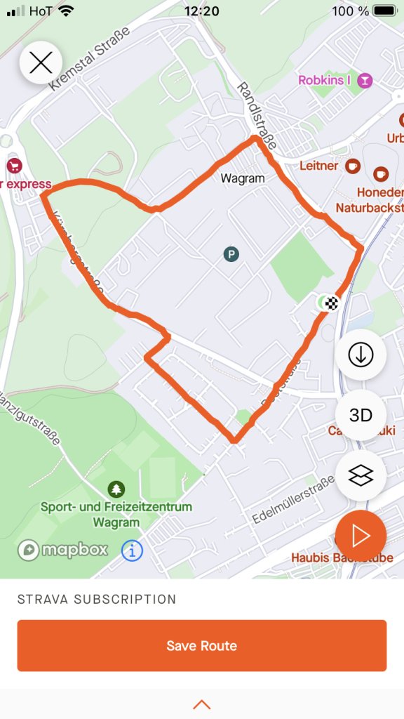 tractive gassirunde auf strava